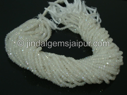 Rainbow Quartz Faceted Roundelle Shape Beads